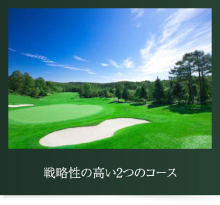 戦略性の高い2つのコース